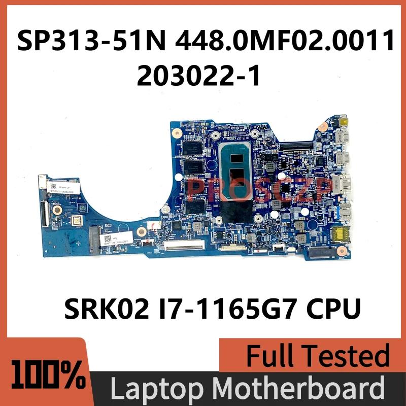 ̼  3 SP313-51N Ʈ  κ, SRK02 I7-1165G7 CPU RAM, 16GB 100% ׽Ʈ Ϸ, 448.0MF02.0011 203022-1